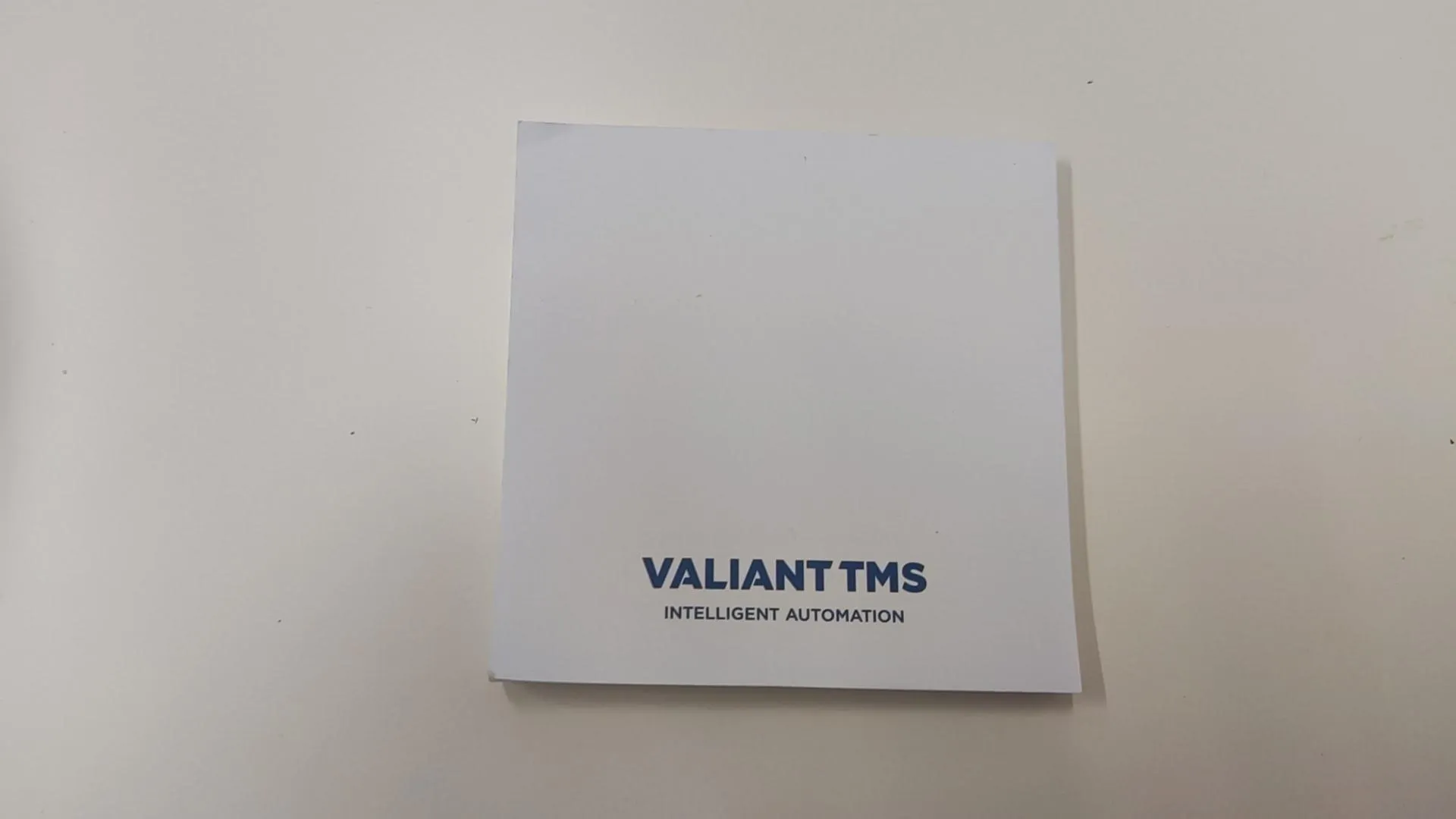 Valiant TMS postits