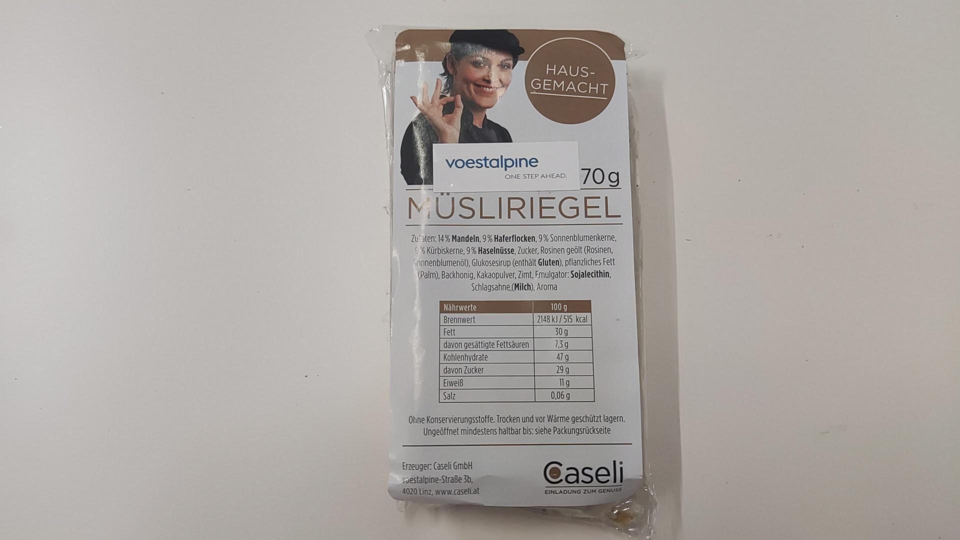 Voestalpine Müsliriegel
